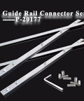 Guide Rail Connector Set For Track Saws Self Aligning Keeps Rails Straight For Long Cuts Fits Integrated TSlots And Most Rail Systems