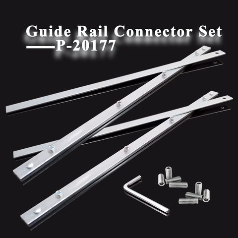 Guide Rail Connector Set For Track Saws Self Aligning Keeps Rails Straight For Long Cuts Fits Integrated TSlots And Most Rail Systems
