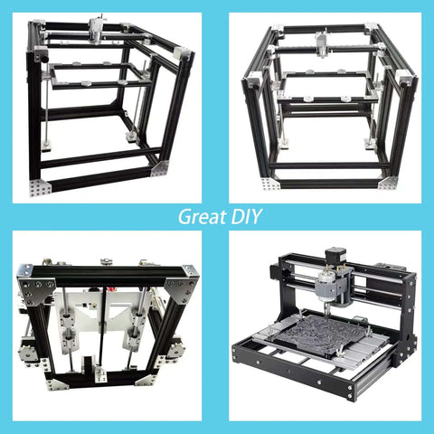 4080 T Slot Aluminum Extrusion For 3D Printer Parts And CNC DIY Black 400mm By 2 Framing Rail assembled in DIY projects