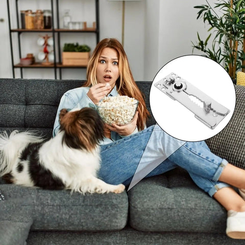 Rock Solid Sectional Couch Connectors Eight Piece Galvanized Iron Sofa Brackets With Seventy Two Rust Proof Screws For No Sweat Furniture Assembly And Heavy Duty Repairs