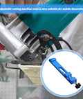 Adjustable Base Guide For Circular Saws with Precision Saw Guide Rail shown in use for wood cutting