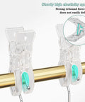 Clear Balloon Arch Clips 3.5 Inch Heavy Duty Spring Clamps 20 Pack For Backdrops Birthday Party Decor Photo Studios Beach Towels Crafts