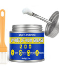 Go-To All-Purpose White Lithium Grease With Brush, 60ml tin and brush for hinges and gears, rust protection, quiet operation.