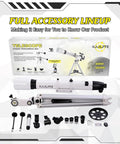 90mm Refractor Telescope With 900mm Focal Length AZ Mount Easy Setup Precision Adjustment 45 To 450x Magnification accessories