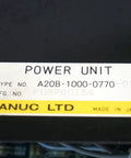 Beefy A20B 1000 07708 Power Supply Unit For CNC Controls, Ready To Drop In, Complete Assembly, Used Good Condition, Industrial Grade Power Module With Solid Performance And Easy Plug In Setup, FANUC label