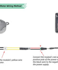 TYC-40 DC 12V 5RPM Synchronous Gear Motor CW CCW With Inner Screw Shaft wiring method diagram