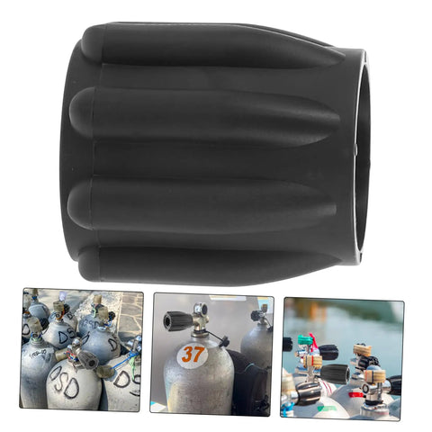 Scuba Tank Valve Attachment For Diving Cylinders, Lightweight Replacement Part For Enhanced Safety And Performance, black color