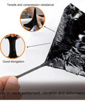 Heavy Duty Bitumen Sealing Tape With Reflective Aluminum Foil Backing showcasing tensile resistance and elongation properties.