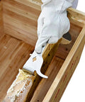Using 3-Piece Pro-Grade Hive Scraper Tools Set With J-Hook, Polished Stainless Steel Beekeeping Gear For Hive Cleanup And Frame Cleaning