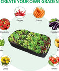 Fabric Raised Garden Bed 2Ft By 4Ft No Fuss Durable Planting Bed For Vegetables, Plants, And Flowers with diverse produce options