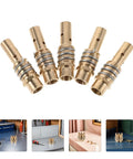 Hot Deal 10pcs Alloy Welding Torch Contact Tip Holder Diffuser Assembly For Mig Mag Guns with five brass diffuser holders