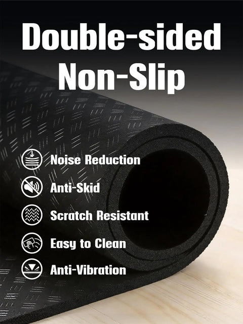 Heavy Duty Silicone Anti Vibration Mat For 3D Printers And CNC Machines, 23.6 Inch By 23.6 Inch, Dual Side Damping Pad, Non Slip, Noise Reduction, Stops Drifting, Fits Most Vibration Equipment