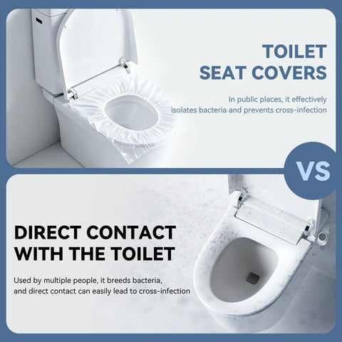 Comparison of toilet seat with cover vs bare seat for hygiene in public restrooms