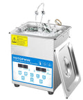 Ultrasonic Jewelry Cleaner With Digital Timer And Heater 40 kHz 2L Capacity Workhorse Cleaning Machine in use with jewelry