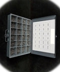 Sheet Metal Screw Pack With 18-8 Stainless Fasteners In Metal Tray 1705 Piece Pro Grade Heavy Duty Multi Purpose Hardware Fastener Set