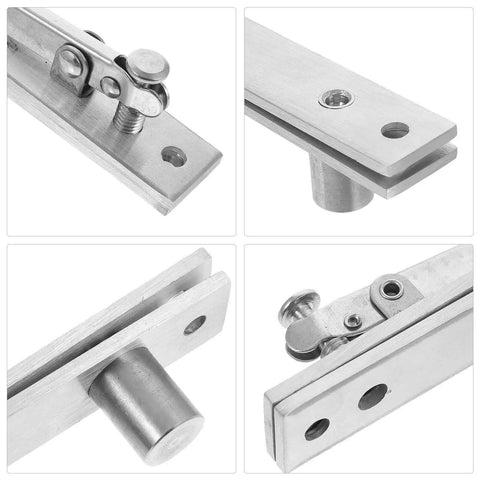 Heavy Duty Hidden Pivot Door Hinge Adjustable Rotation Hinge For Wood Doors Built To Last Concealed Hardware Brushed Finish