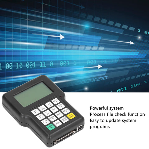 Standalone CNC Controller for 3 Axes With DSP Remote Hand Controller and digital interface display
