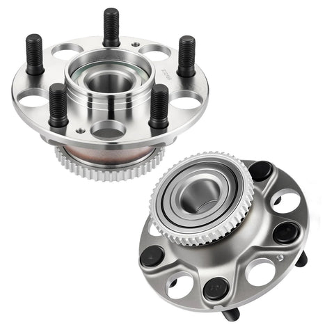 Rear Wheel Bearing And Hub Assembly 2 Pack For 5 Lug Vehicles Fits Acura TL 2004 2008 And Honda Accord 2006 2007 Durable Wheel Hub Replacement