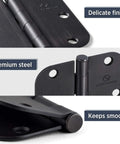 Oil Rubbed Bronze Interior Door Hinges 3.5 Inch with Five Eighths Inch Radius Corners Black Finish 12 Pack Detail