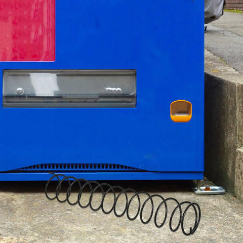 Drink Pusher Coil Spring For Vending Machines Replacement Parts For Beverage Dispensers next to blue vending machine
