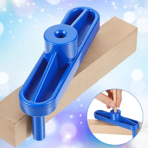 Bulletproof Center Finder And Scriber Tool Set For Woodworking Marking Gauge Positioning Ruler solid ABS construction on wood