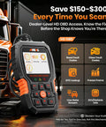 Heavy Duty Truck Scanner Workhorse For Diesel Engines Full System Diagnostic Tool 2 In 1 HDOBD And OBD2 Code Reader display screen