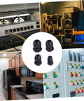 Check Out This Awesome 50 Piece Weather Pack Connectors Kit With Heavy Duty Nylon Glands For Secure Wire Cable Jointing And Rock Solid Seal Perfect Fixing Heads That Boost Tensile Strength To Keep Your Home Wiring Safe Dry And Totally Waterproof Like, black nylon cable glands in assorted home and control panel installs