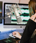 Spider Microphone Shock Mount For Neumann U47 U67 U87 TLM102 TLM103 TLM107 M147 M149 And Sennheiser MK4 MK8 in studio setup