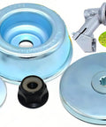 Components from 4-Piece Trimmer Head Conversion Kit for Straight Shaft String Trimmers and Brush Cutters No-Fuss Install Heavy-Duty