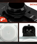 Close-up of Fuel Vapor Leak Detection Pump Replacement Direct Fit for Jeep Cherokee, Dodge Charger, Chrysler 200 with connector details