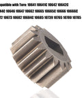 Two Pack 131-5399 15T Pinion Gear for 30 Inch Rear Drive Toro Time Master Mowers, compatible models shown in background