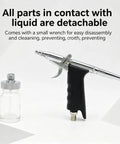 Facial Oxygen Injector Spray Gun For Deep Hydration And Skin Rejuvenation Atomized Fine Mist Sprayer with detachable parts