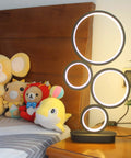 Two Pack LED Table Lamp Set Modern Dimmable Bedside Lights 18W Three Color Modes Black Ideal For Living Room Bedroom Office Nightstand Bookshelf Small Spaces And Cozy Corners lamp on nightstand