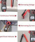 DIY Friendly Clamp Meter And Multimeter Combo with Auto Range 2000 Counts NCV TRMS 600A AC Clamp in use testing voltage