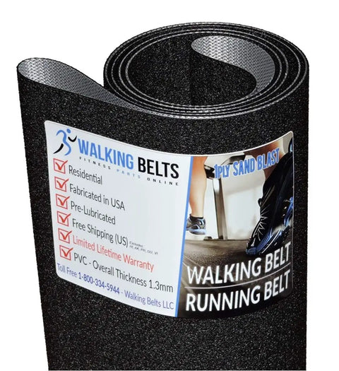 NTL790110 NT T 7.0 Treadmill Running Belt 1 Ply Sand Blast Finish USA Fabricated Replacement Belt With Free 1oz Lube High Grip Surface For Smooth Easy Runs Built To Last Quiet Performance