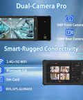 Eight Inch Rugged Tablet With Integrated 2D Barcode Scanner And Android 13 System Offering Rock Solid Durability And Ip65 Water Resistance For Logistics Crews Seeking Heavy Duty Mobile Tech, showing dual-camera features and connectivity options.