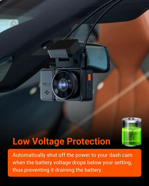5 Level Adjustable Dash Cam Hardwire Kit No Brainer Install With Parking Mode And 14 Foot USB C Cable Low Voltage Protection