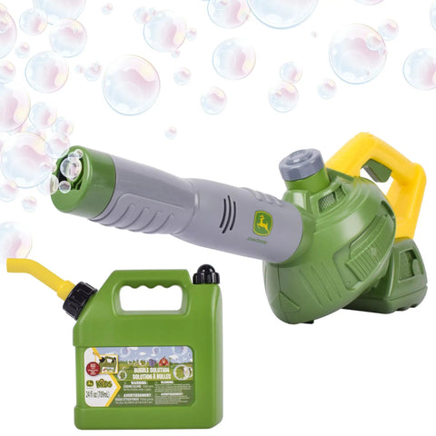 Bubble Leaf Blower Toy For Kids With 24oz Bubble Refill, Battery Operated Outdoor Bubble Machine For Easy Play