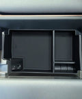 Console Organizer For Toyota Sienna 2021 2022 2023 2024 2025 2026, Armrest Center Tray in ABS Plastic with USB Cord Access