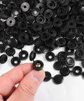 150 Pack Black Plastic Screw Caps For Covering Screw Heads Fits Size 6 And Size 8 Screws M3 M4 Decorative Snap Covers
