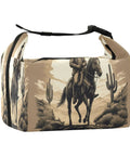Big Capacity Insulated Lunch Bag For Work And Travel Keeps Food Fresh For Hours Leakproof Reusable Lunch Tote With Cowboy Hat Vibe