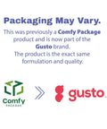 Packaging may vary notice for 3 Oz White Paper Cups Set Of 600, from Comfy Package now under Gusto brand, same quality.