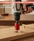 Heavy Duty 16 Piece Cobalt Bi Metal Hole Saw Kit That Rips Right Through Wood Plastic Drywall And Stainless Steel No Wobble Precision For Doorframes And Plumbing Projects Built Tough As Nails, drilling into wood.
