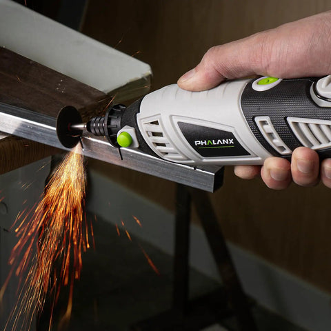 Powerful 180W Rotary Tool Kit With 6 Speed Settings And Flexible Shaft 8000 To 35000 RPM 213 Accessories cutting metal