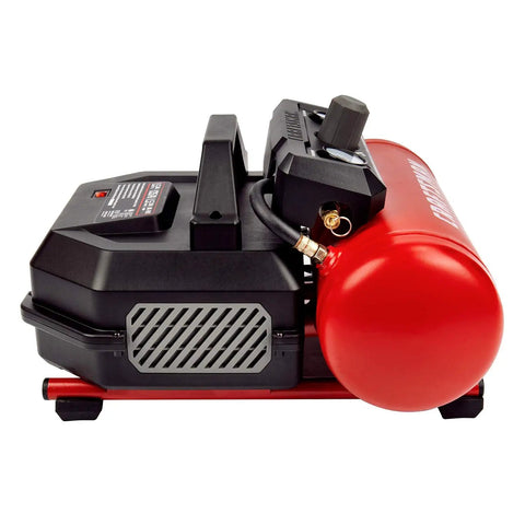 Compact 1.5 Gallon Oil Free Portable Air Compressor For DIY Projects Delivers 1.5 CFM At 90 PSI And 125 PSI Max With A 0.75 HP Motor