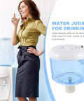 Lightweight 8L Plastic Water Jug With Large Capacity Reusable Dispenser For Home Office Gym And Outdoor Events