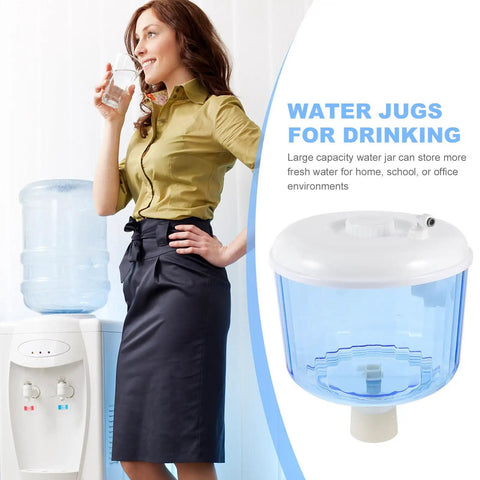 Lightweight 8L Plastic Water Jug With Large Capacity Reusable Dispenser For Home Office Gym And Outdoor Events