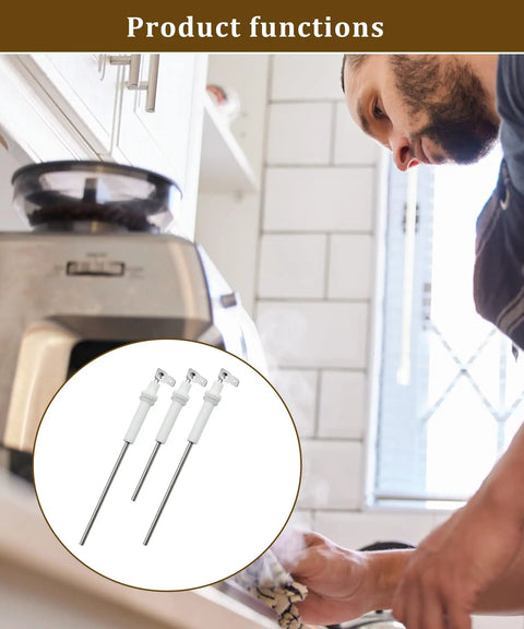 Top Shelf Sp0001820 Espresso Steam Wand Kit Compatible With Breville Dual Boiler And Oracle Models No Sweat Premium Replacement with three probes.