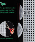 A Straight Up Fish Tank Divider Set That Slides Right In Without The Hassle Includes Tough Suction Cups And Lets You Cut It To Size for easy fitting.