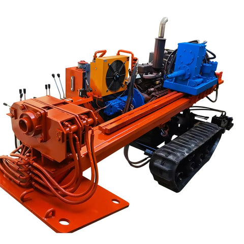 Heavy Duty HdD Horizontal Directional Drilling Machine Boss Level Walk Over Tracker Knockout Performance For Rough Field Farming And Construction Pipe Digging Projects, close-up view.